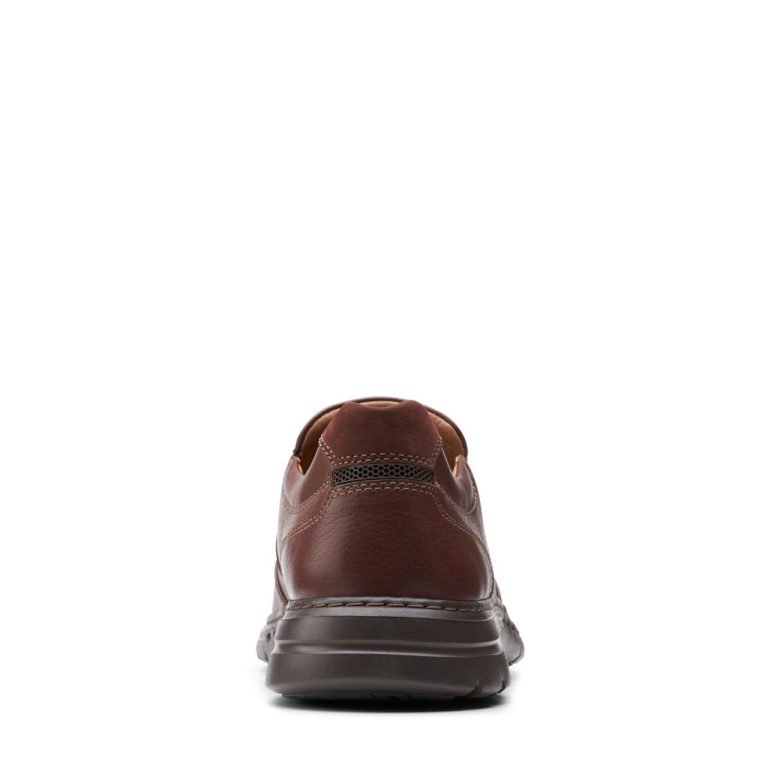 Mahoga Ny Leder Clarks Un Brawley Step