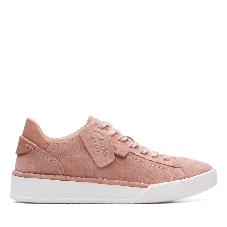 Craft Cup Spitze Clarks Rosa Wildleder