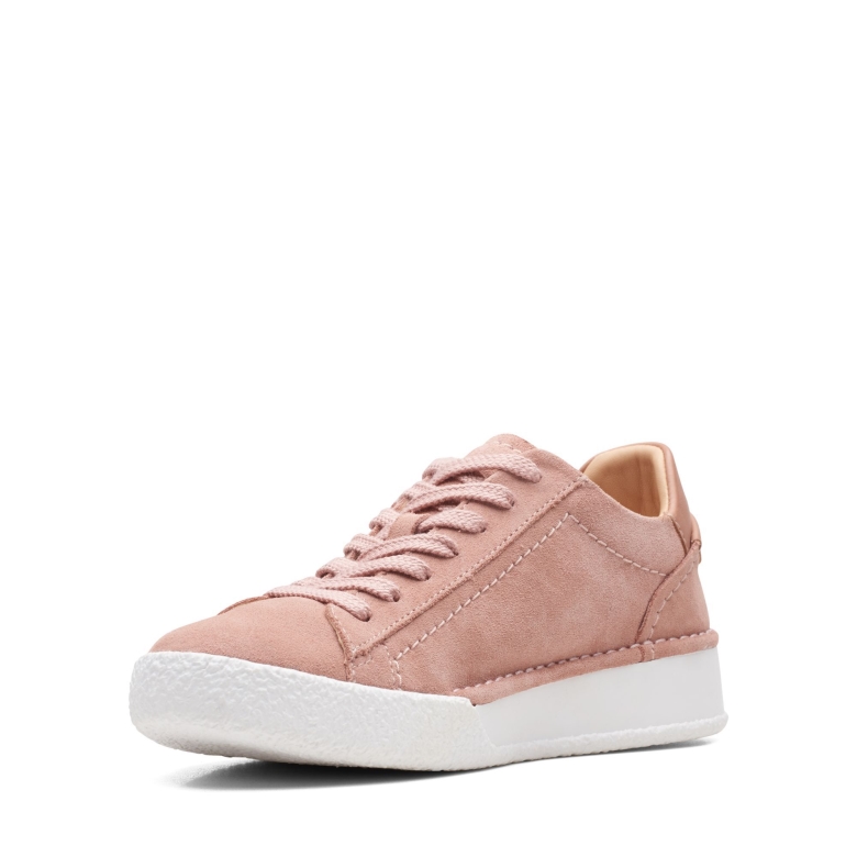 Craft Cup Spitze Clarks Rosa Wildleder