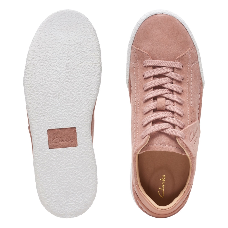 Craft Cup Spitze Clarks Rosa Wildleder