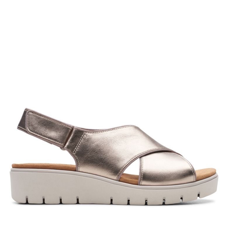 Un Karely Sun Clarks Goldmetallic