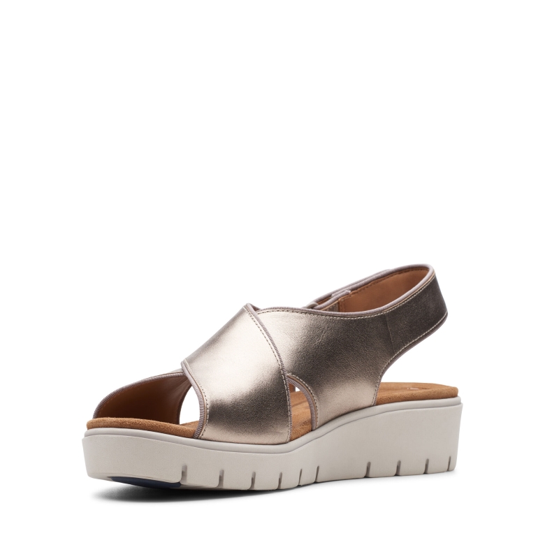 Un Karely Sun Clarks Goldmetallic
