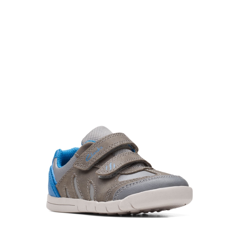 Clarks Grau/blau Rex Play T