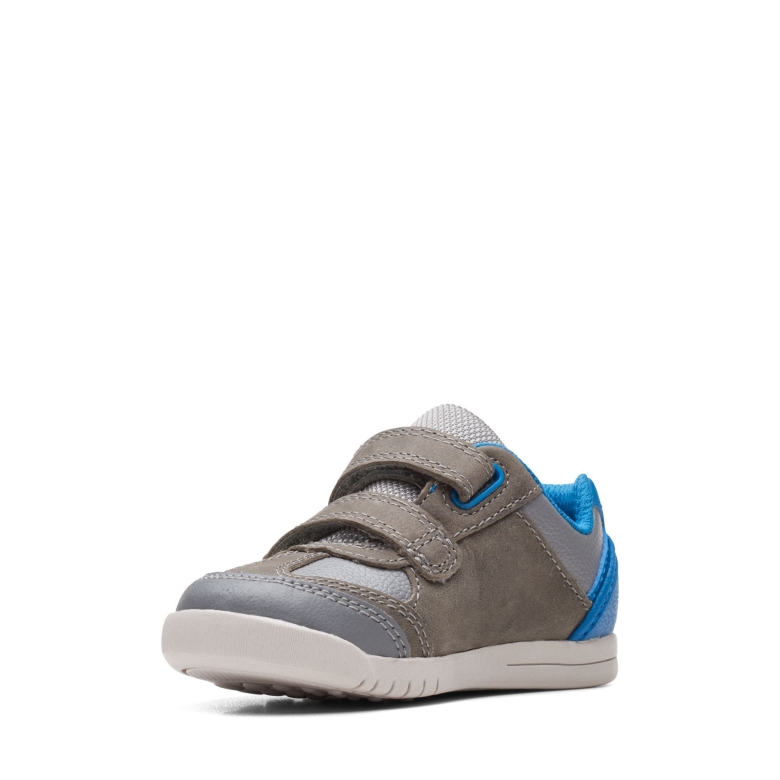 Clarks Grau/blau Rex Play T