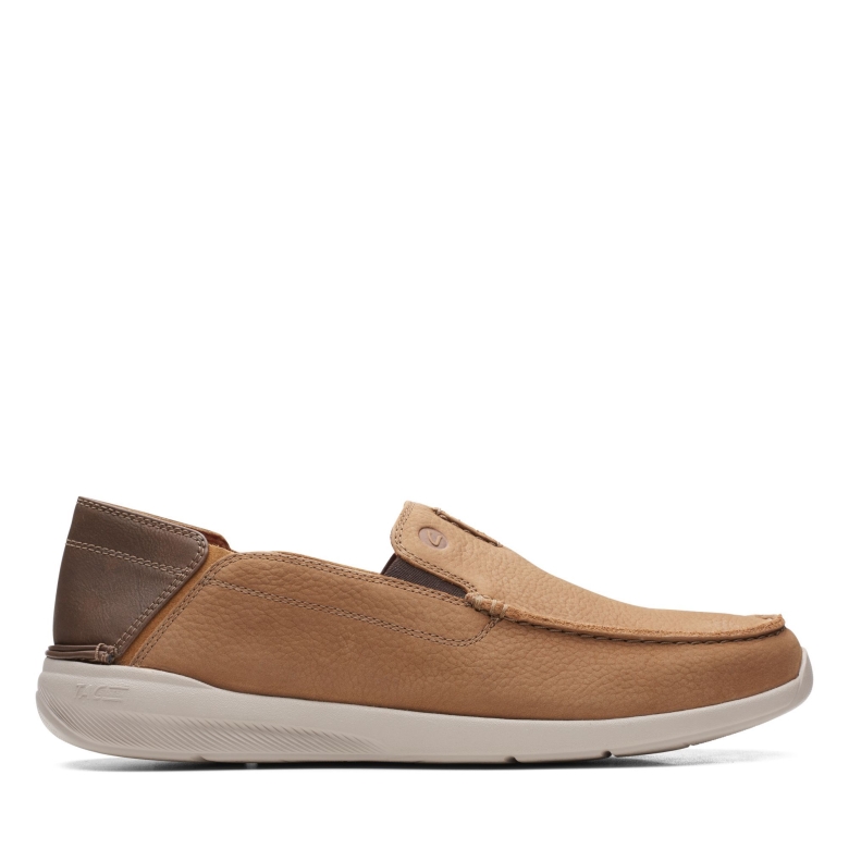Dark Sand Nubuk Clarks Gorwstep