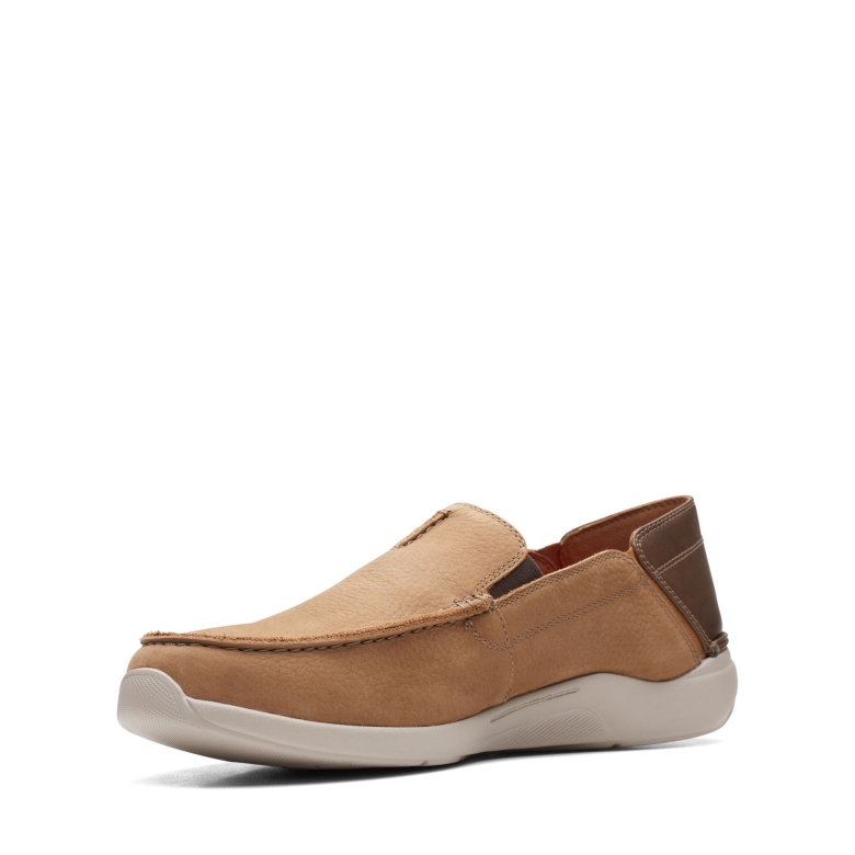 Dark Sand Nubuk Clarks Gorwstep