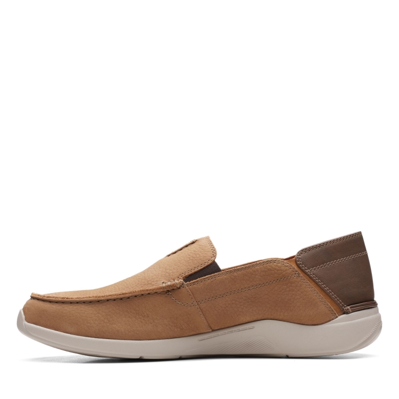Dark Sand Nubuk Clarks Gorwstep