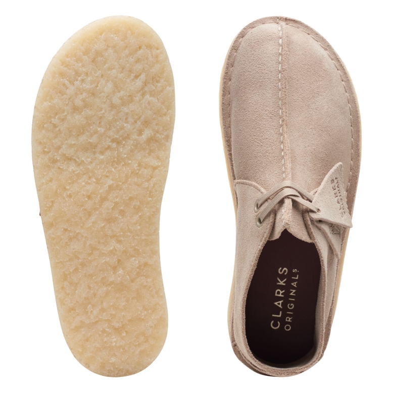 Desert Trek Clarks Sand Wildleder