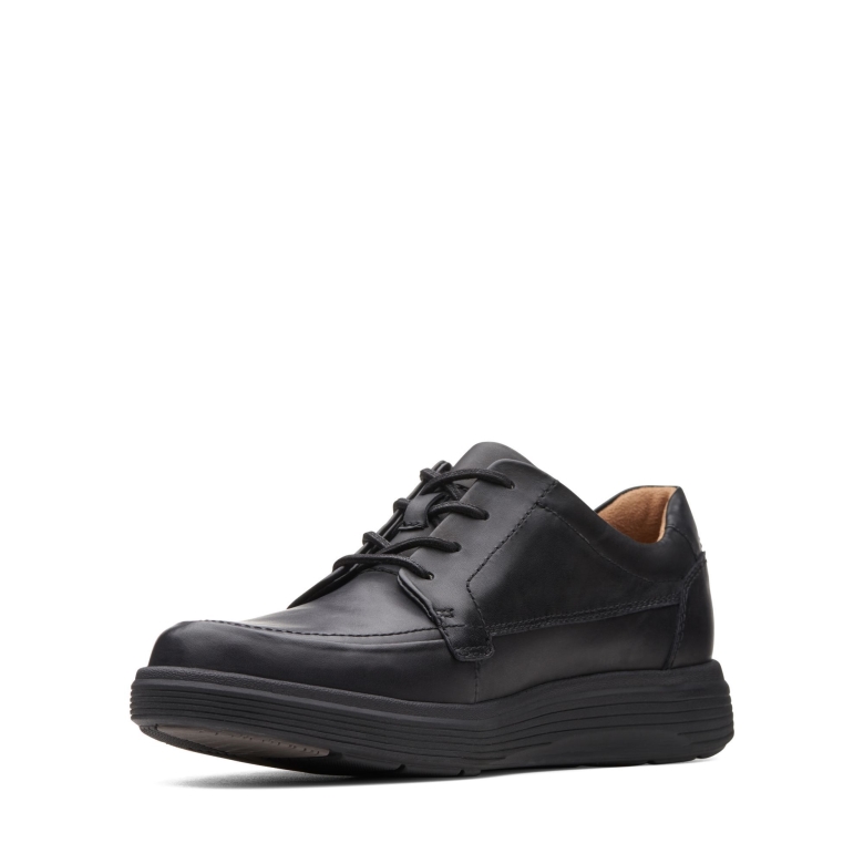 Un Wohnsitz Clarks Schwarzes Leder