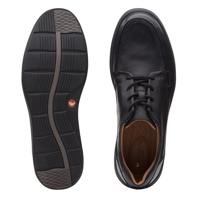 Un Wohnsitz Clarks Schwarzes Leder