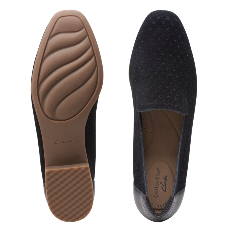 Clarks Schwarzes Wildleder Juliet Hayes