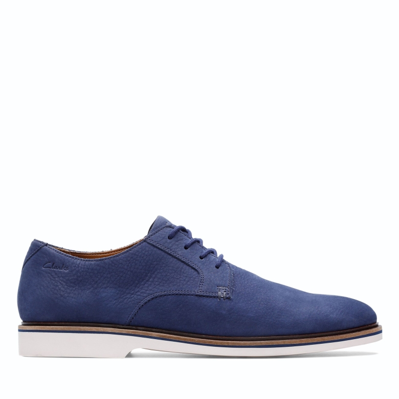 Clarks Malwood Nubukleder In Marineblau