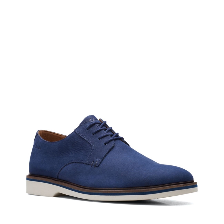Clarks Malwood Nubukleder In Marineblau