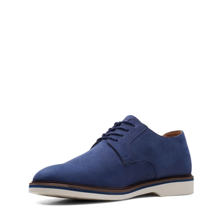 Clarks Malwood Nubukleder In Marineblau