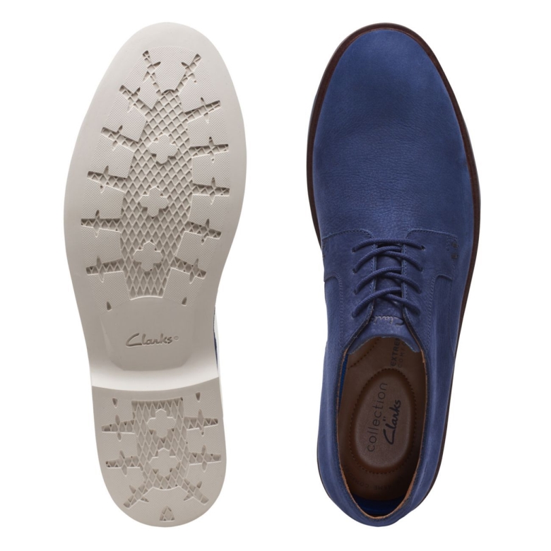 Clarks Malwood Nubukleder In Marineblau