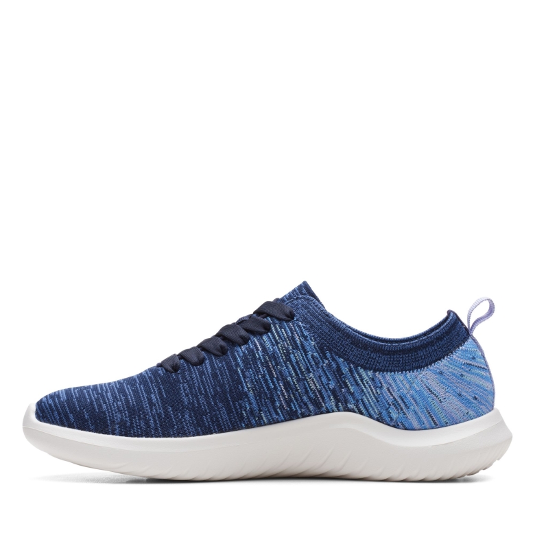 Dark Navy Combi Nova Glint Clarks