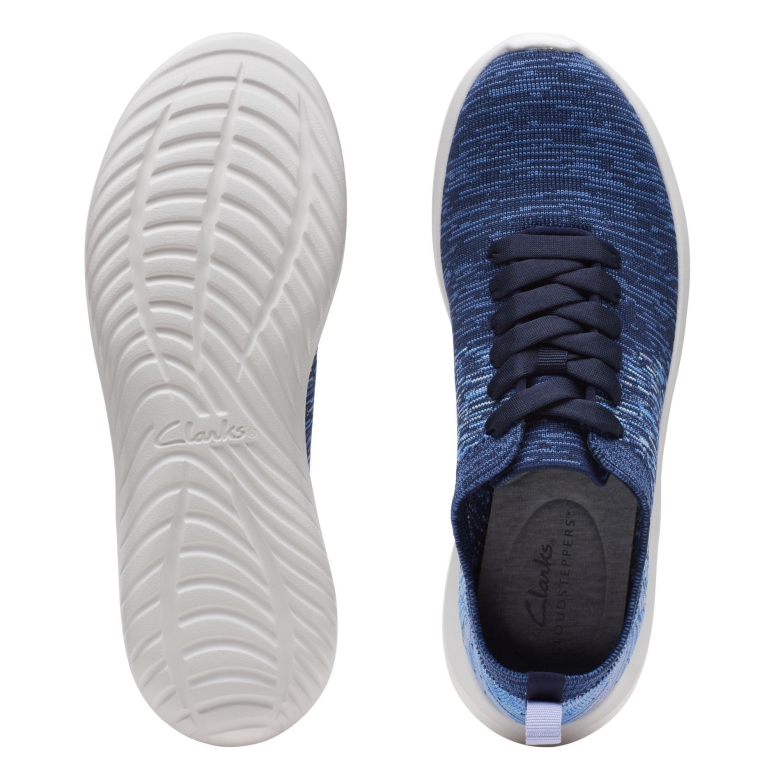 Dark Navy Combi Nova Glint Clarks