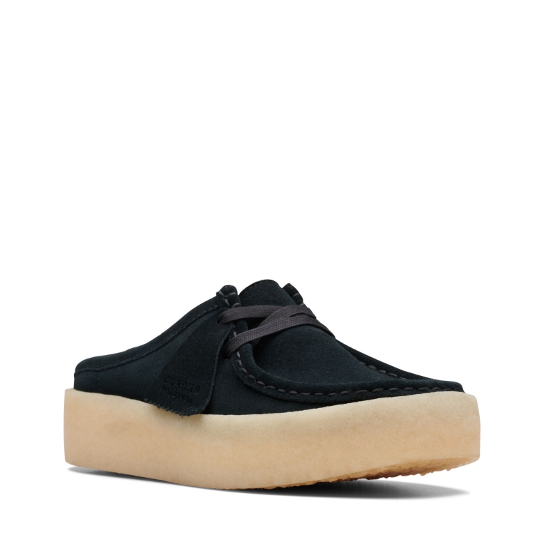 Wallabee Cup Lo Schwarz Sde Wlined Clarks