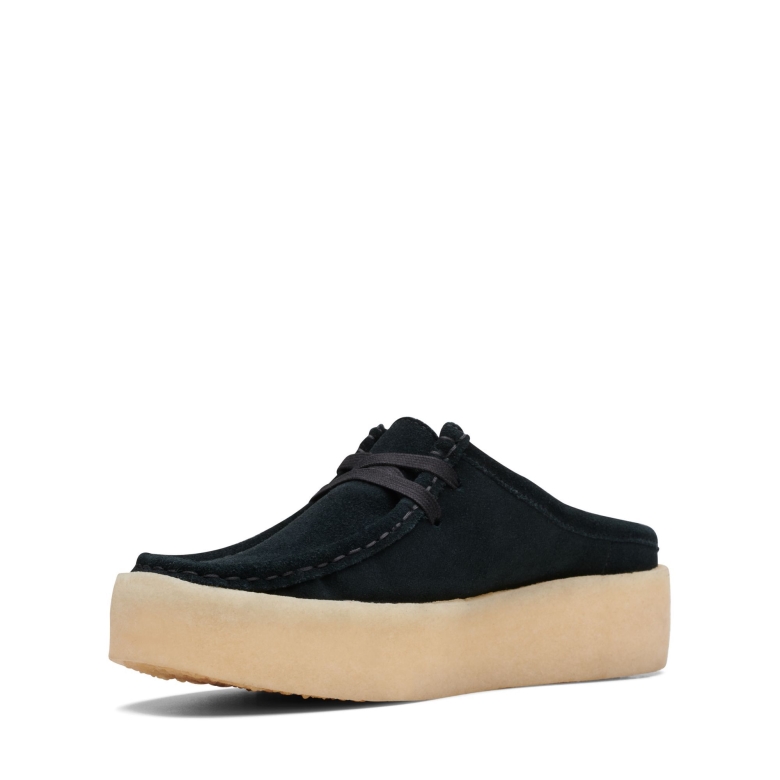 Wallabee Cup Lo Schwarz Sde Wlined Clarks