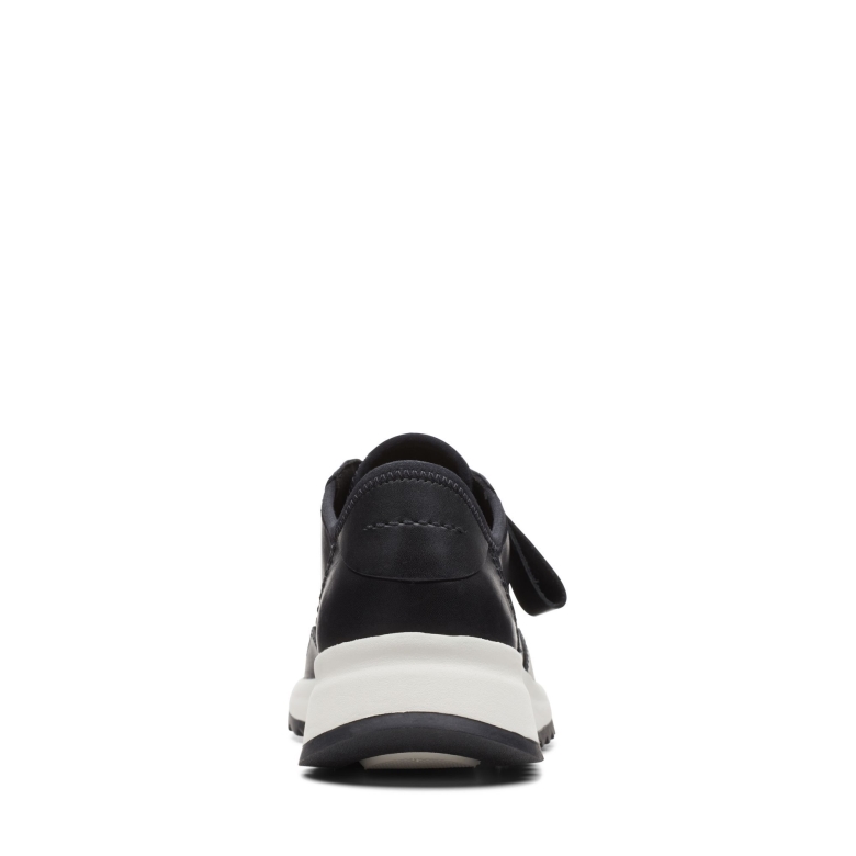 Dash Lite Lo Clarks Schwarzes Leder