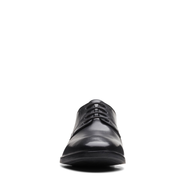 Bradish Lace Clarks Schwarzes Leder