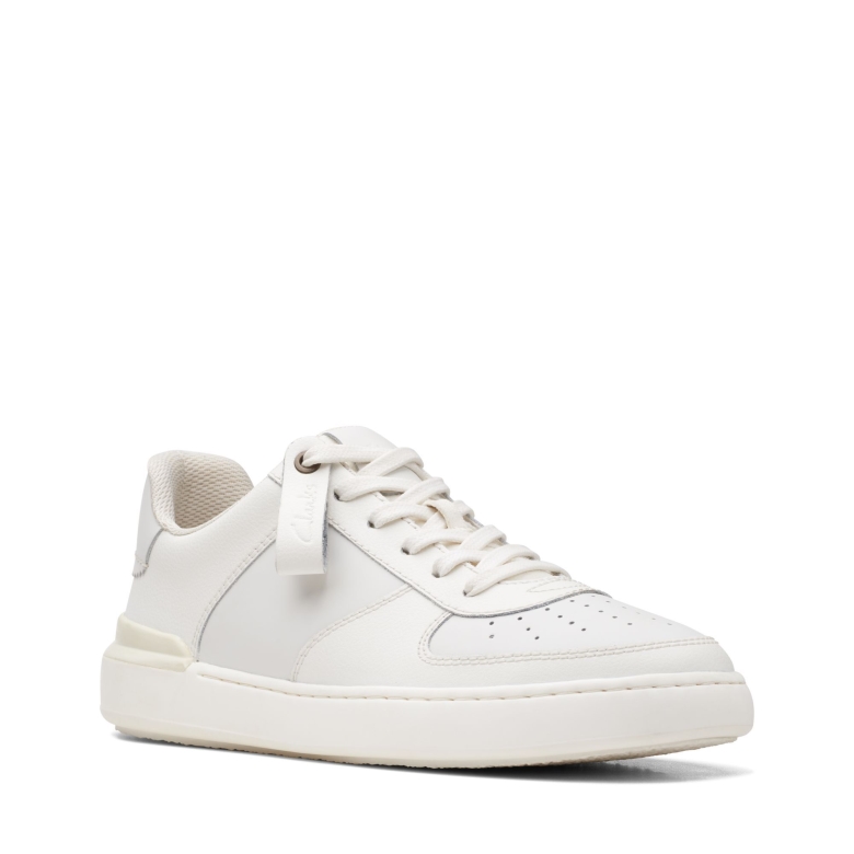 Clarks Weiße Court Lite Krawatte
