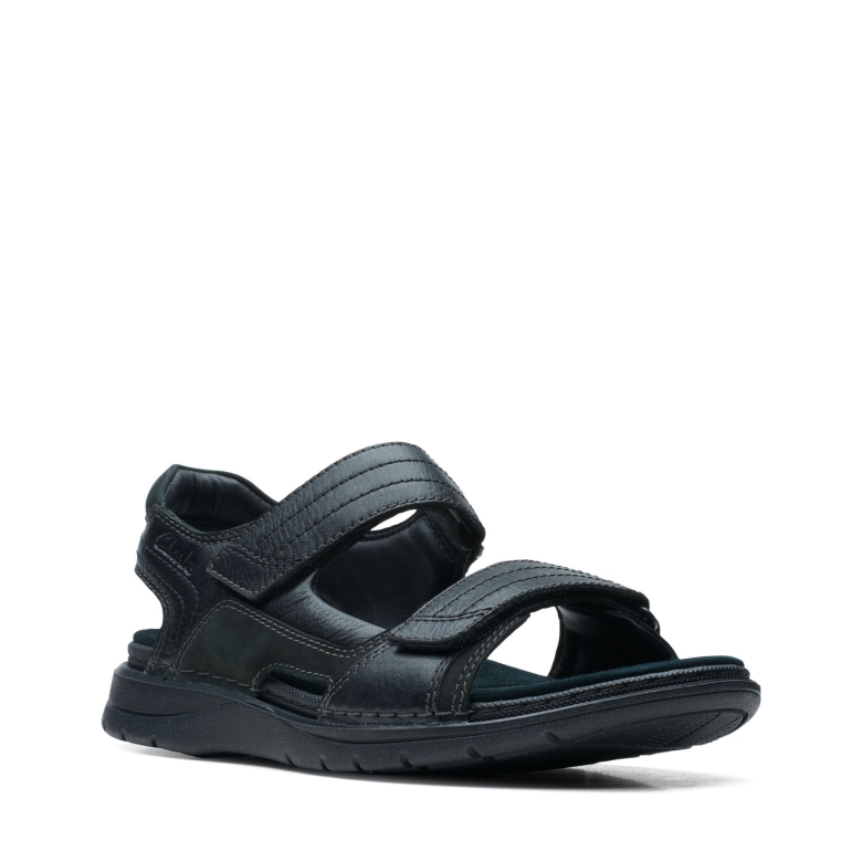 Nature Trek Clarks Schwarzes Nubukleder