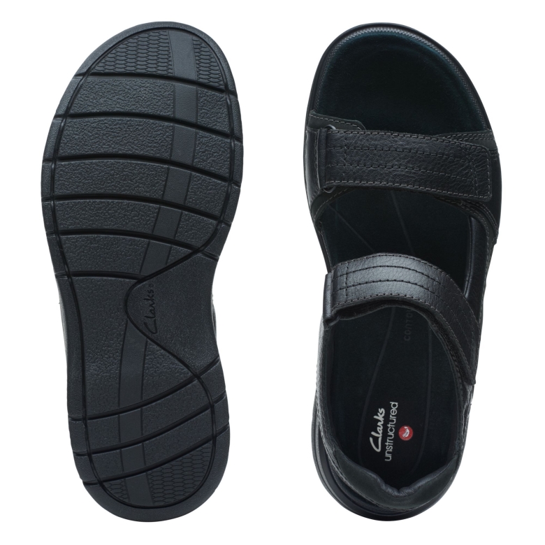 Nature Trek Clarks Schwarzes Nubukleder