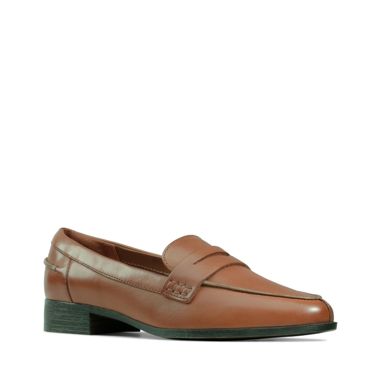 Hamble Loafer Clarks Hellbraunes Leder