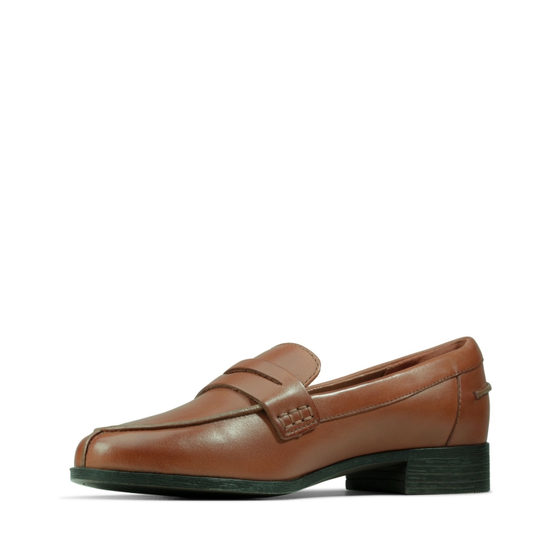 Hamble Loafer Clarks Hellbraunes Leder