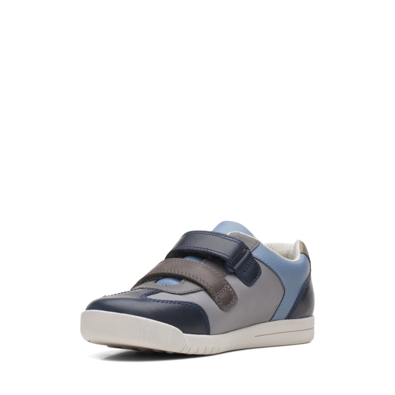 The Stripe K Navy Kombi Clarks