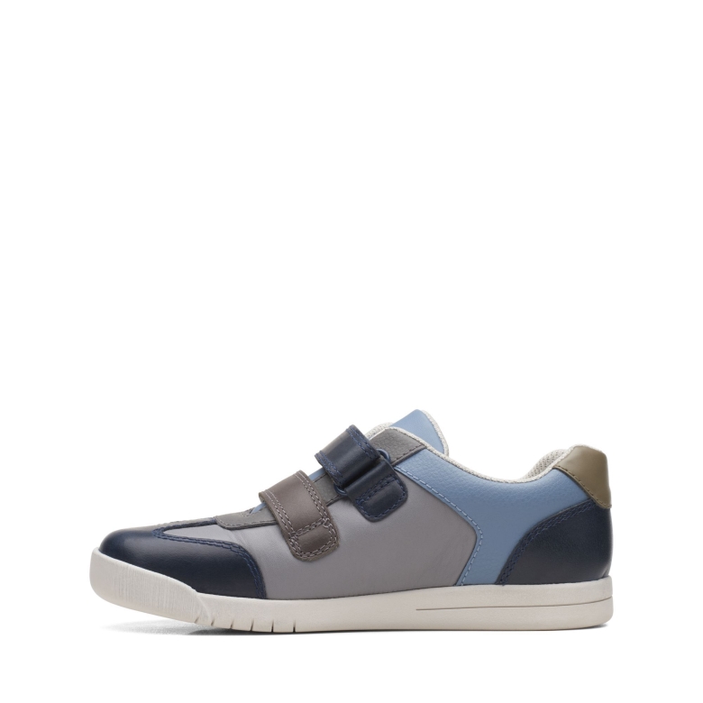 The Stripe K Navy Kombi Clarks