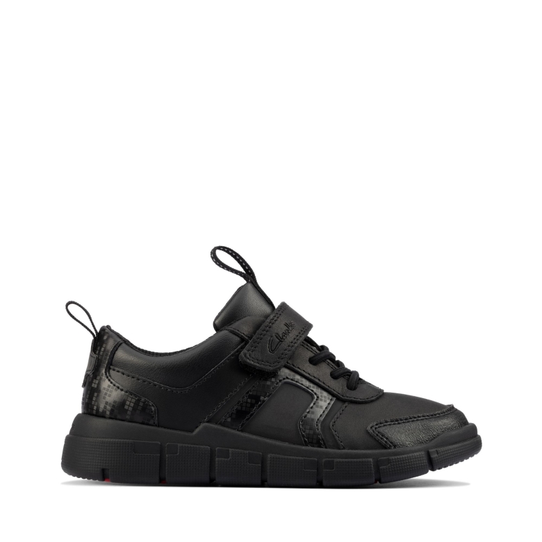 Kodieren Sie Helles K Clarks Schwarzes Leder