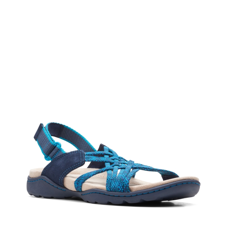 Navy Kombi Clarks Amanda Ease