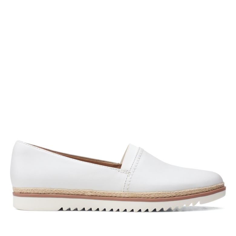 White Clarks Serena Paige