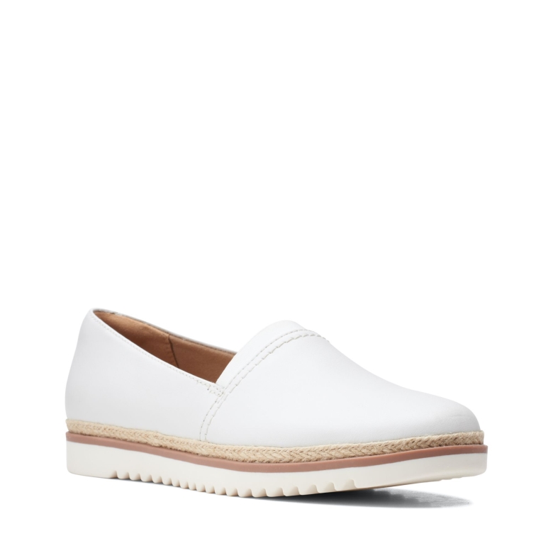 White Clarks Serena Paige
