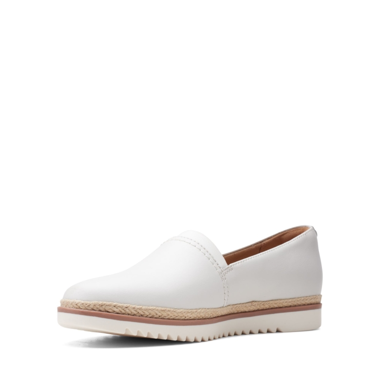 White Clarks Serena Paige
