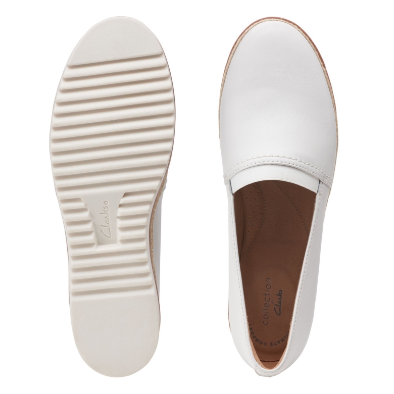 White Clarks Serena Paige
