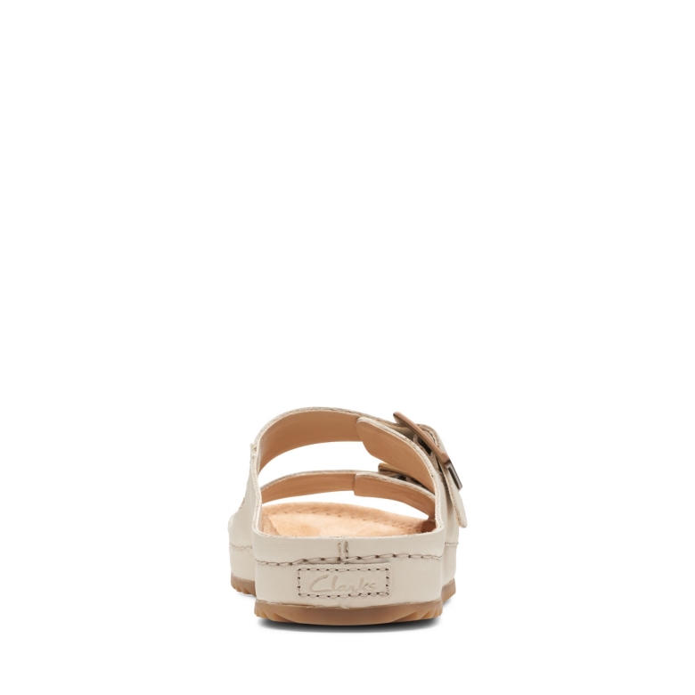 Elfenbein Leder Clarks Brookleigh Sun