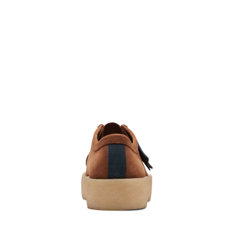 Clarks Wallabee Tasse Aus Hellbraunem Nubukleder
