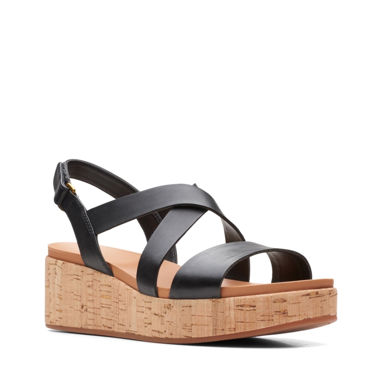 Kimmei Cork Black Clarks