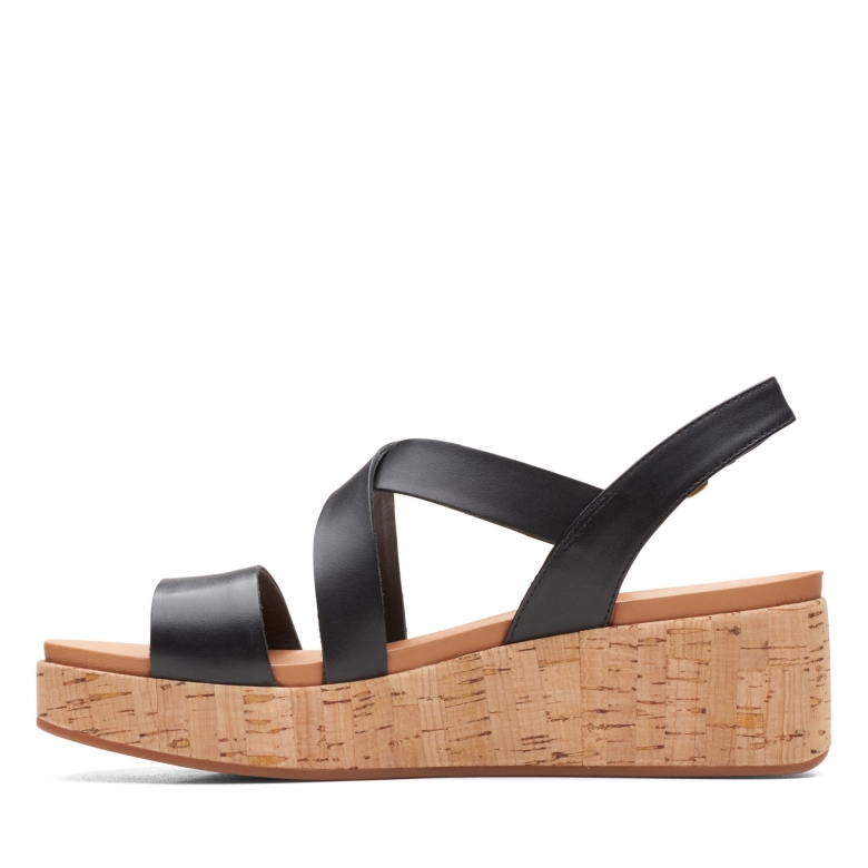 Kimmei Cork Black Clarks