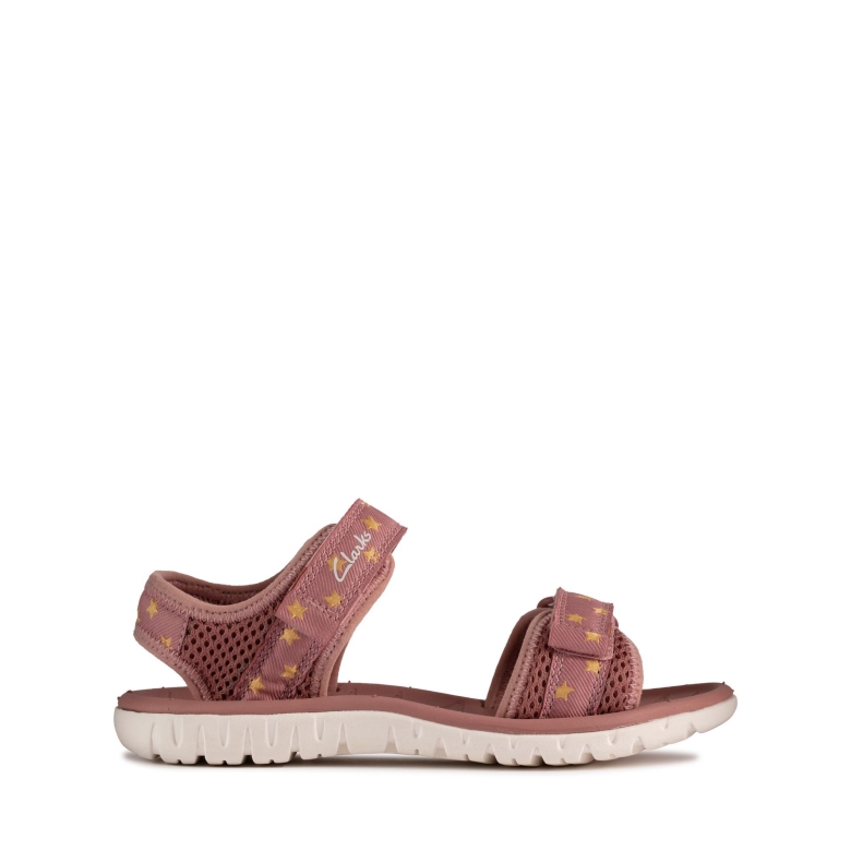 Surfingtide T Clarks Staubiges Rosa