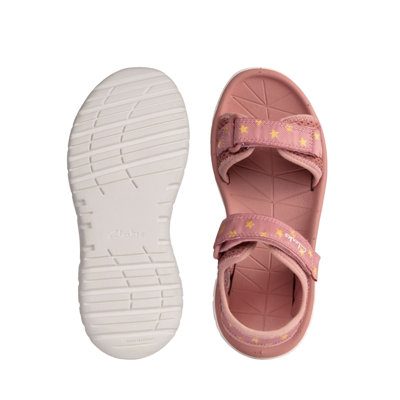 Surfingtide T Clarks Staubiges Rosa
