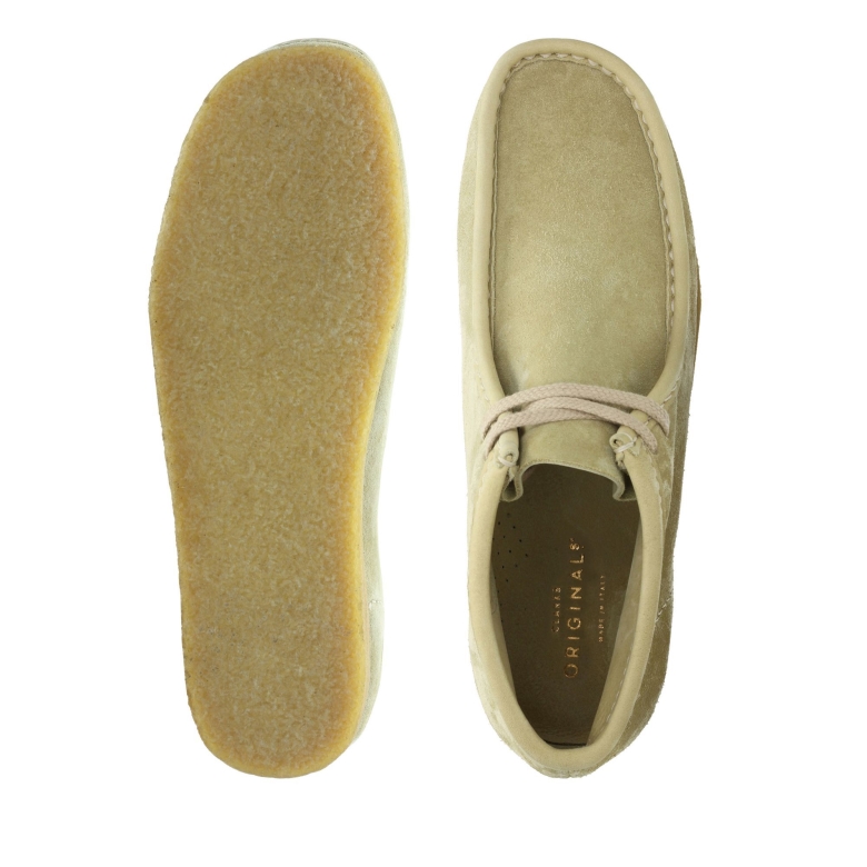 Maple Clarks Wallabee-Stiefel