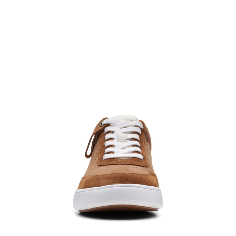 Court Lite Tor Clarks Cognac Kombi