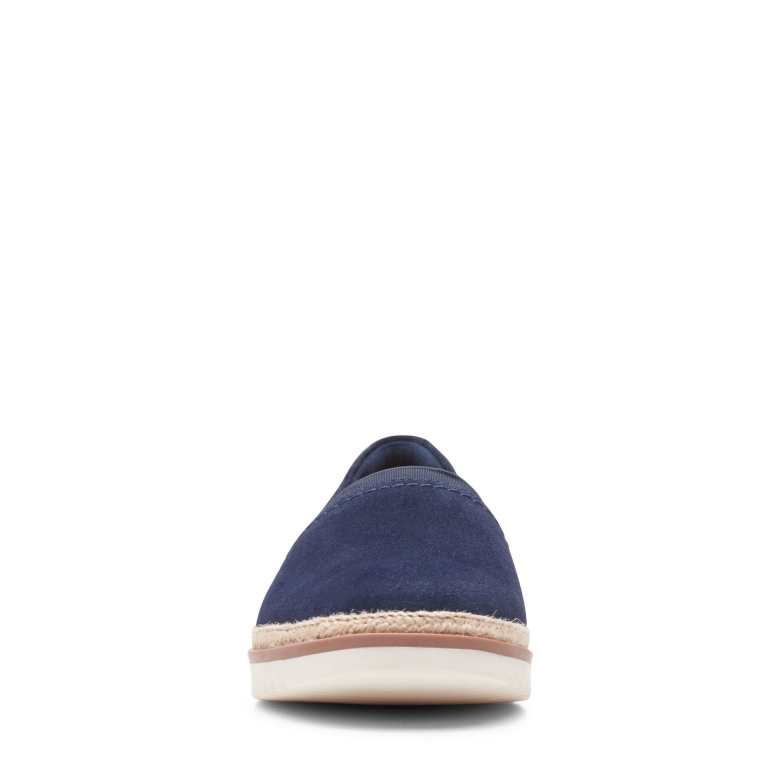 Marine Wildleder Clarks Serena Paige