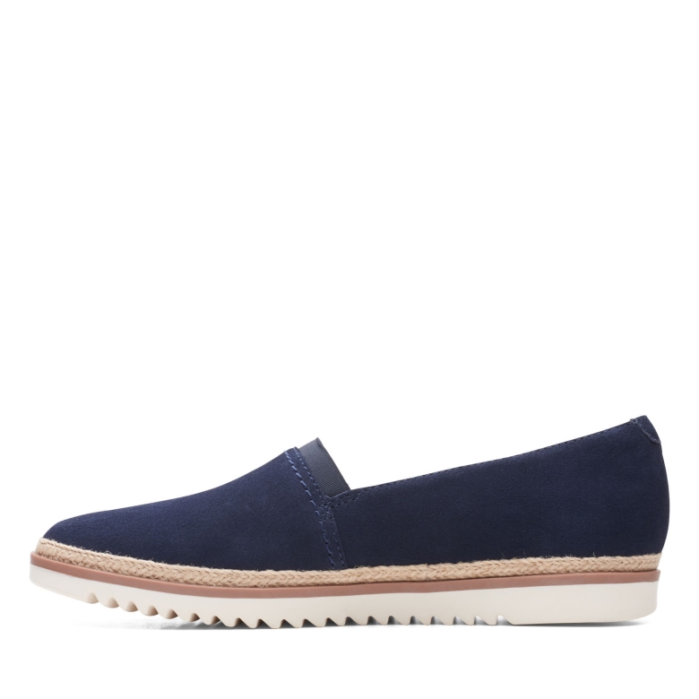 Marine Wildleder Clarks Serena Paige
