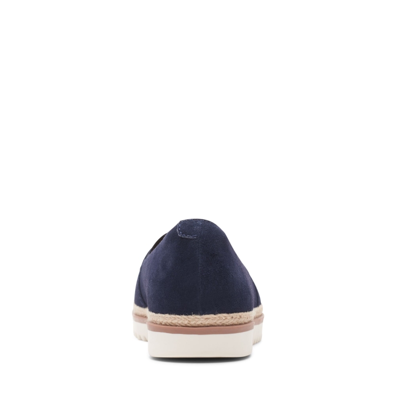 Marine Wildleder Clarks Serena Paige