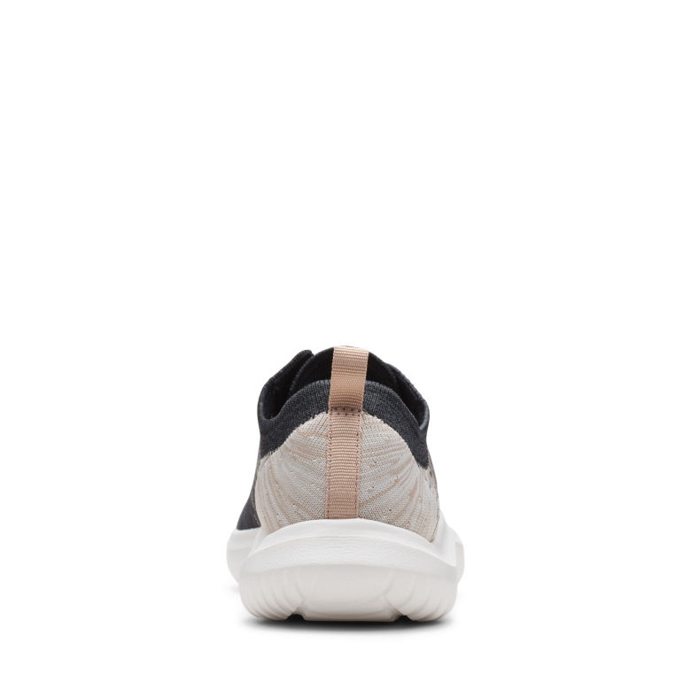 Schwarz/weiß Kombi Clarks Nova Glint
